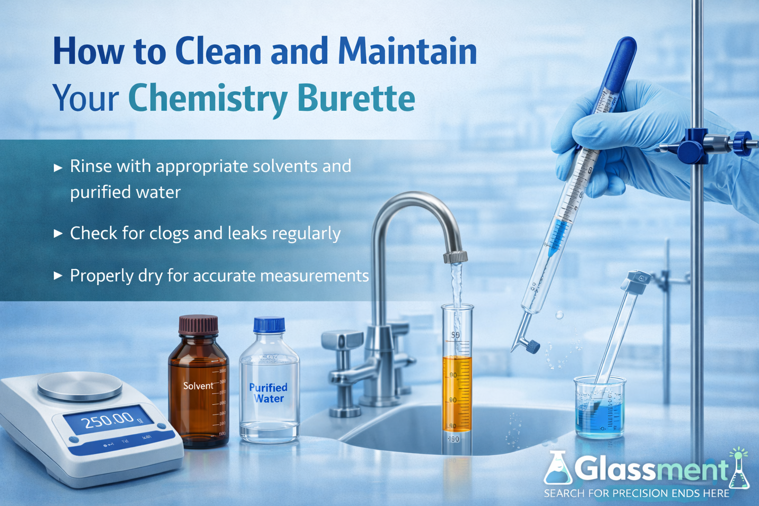 How to Clean and Maintain Your Chemistry Burette
