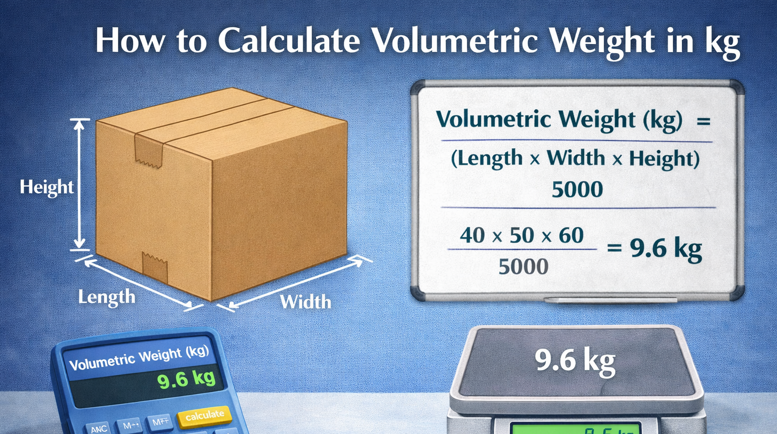 How to Calculate Volumetric Weight in kg
