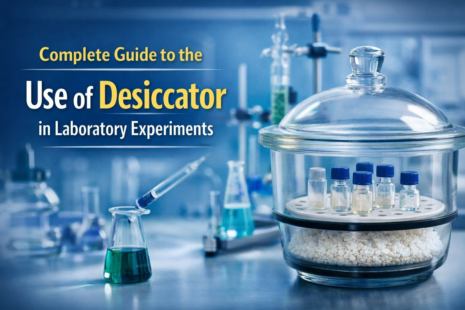 Use of Desiccator